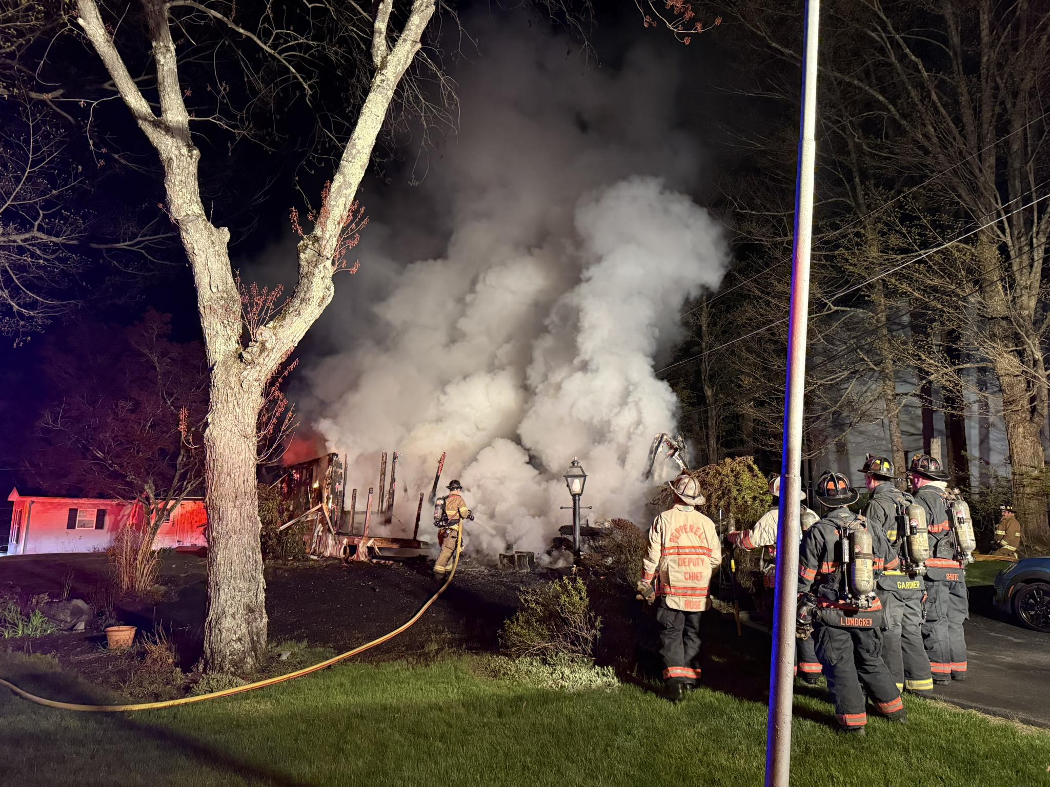 1 person, 1 dog found dead in Pepperell mobile home fire