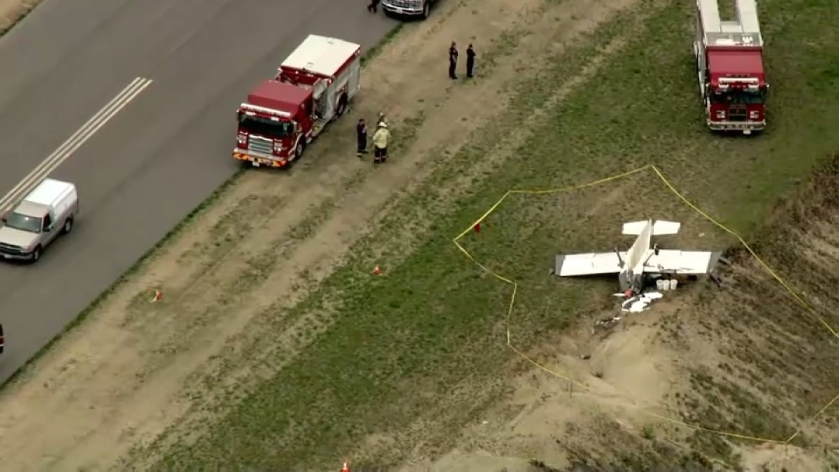 2 men hurt when small plane flips on landing at NH airfield