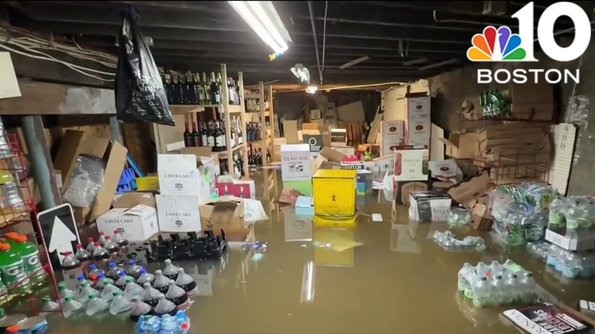 Somerville liquor store flooded from water main break