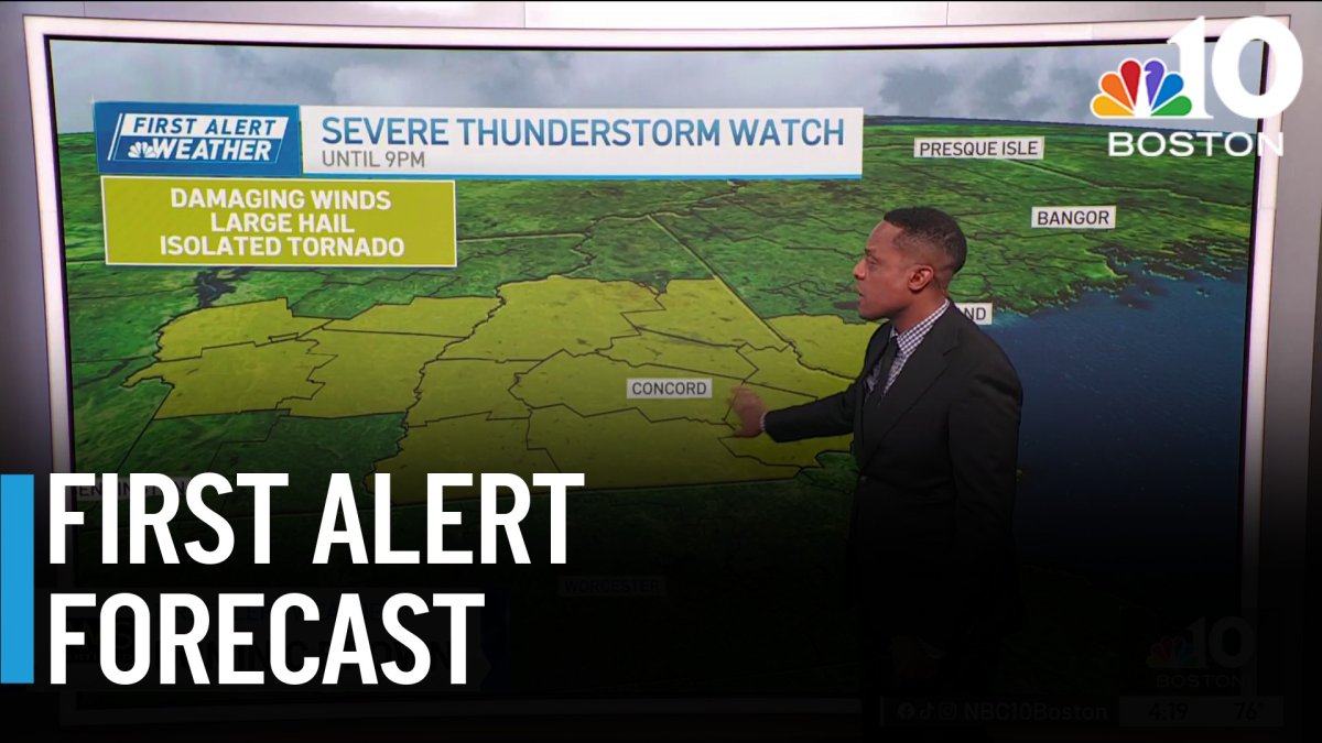 Tracking strong storms and an isolated tornado threat in New England ...