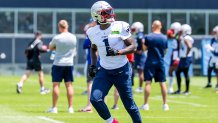 Patriots wide receiver A.J. Brown