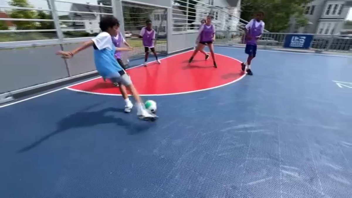 New Brockton mini pitch gives kids a place to play and practice soccer