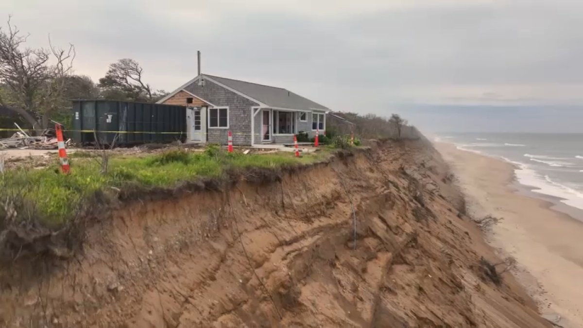 ‘No time left': Cape Cod house at risk of toppling off cliff as coastline recedes