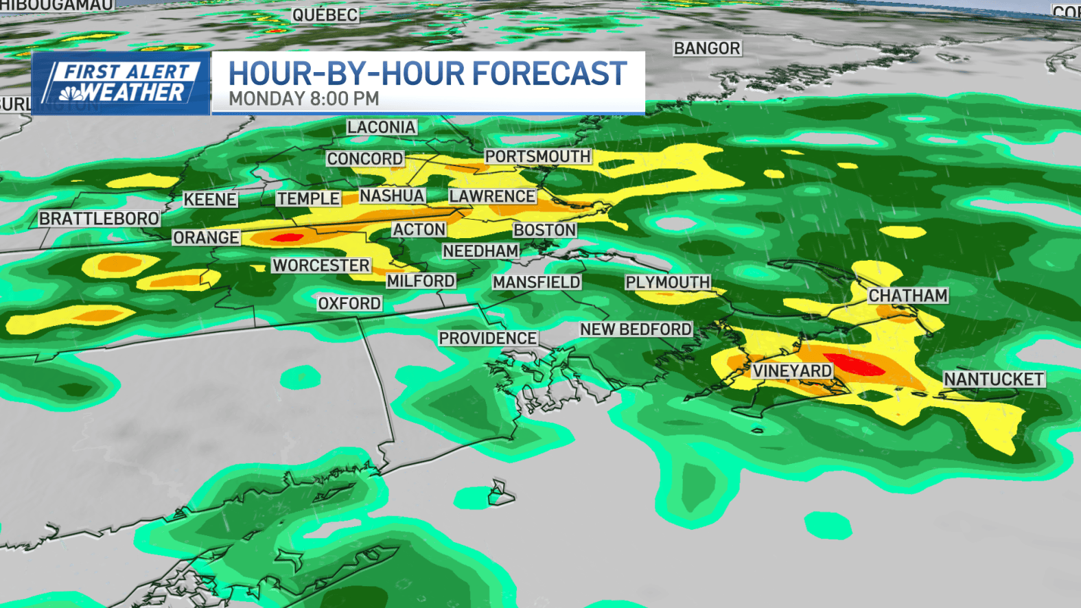 Boston Rador Weather tomorrow: Tracking rain, live radar – NBC Boston