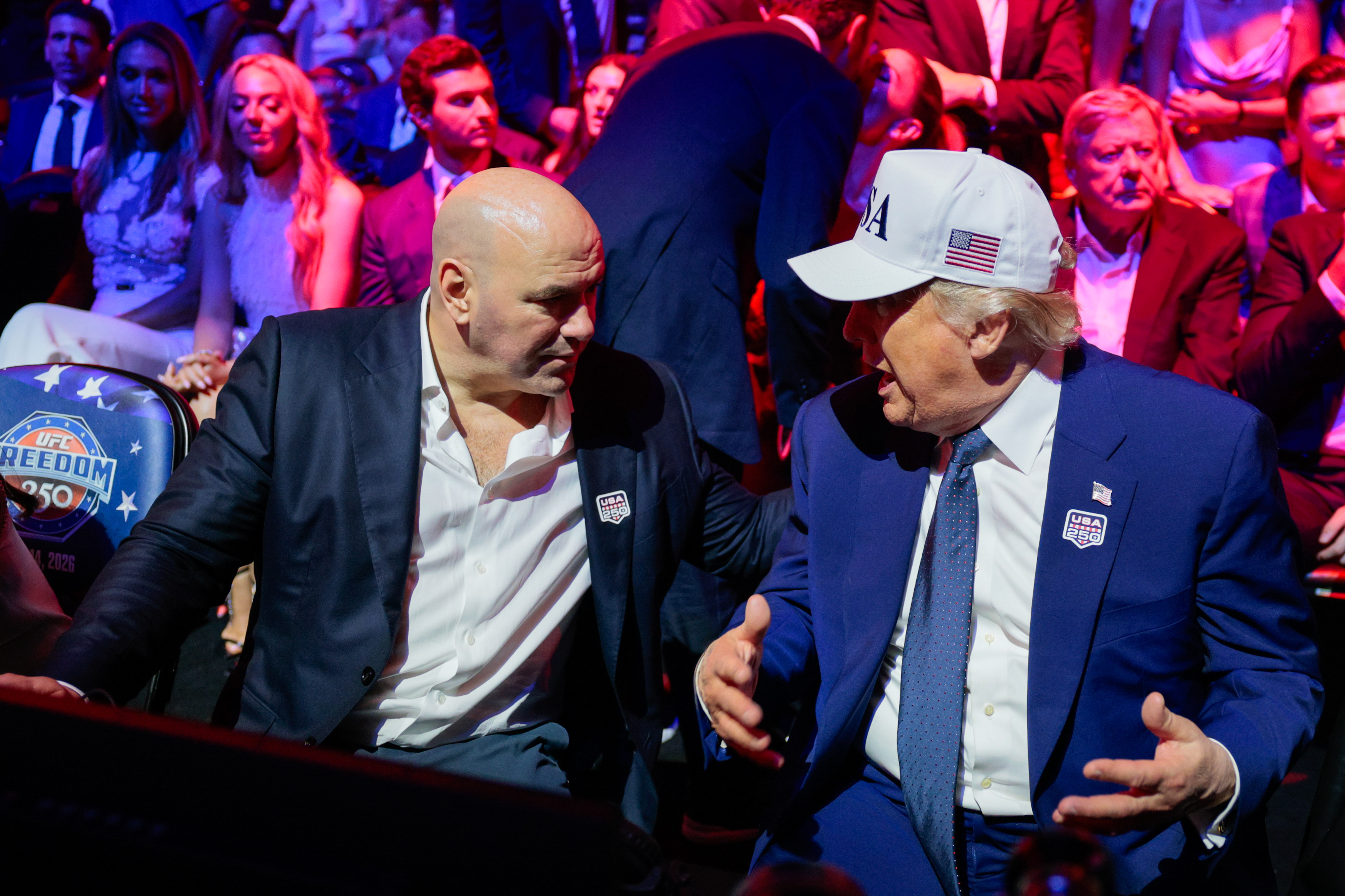 Trump celebrates 80th birthday with UFC fight at the White House – NBC ...