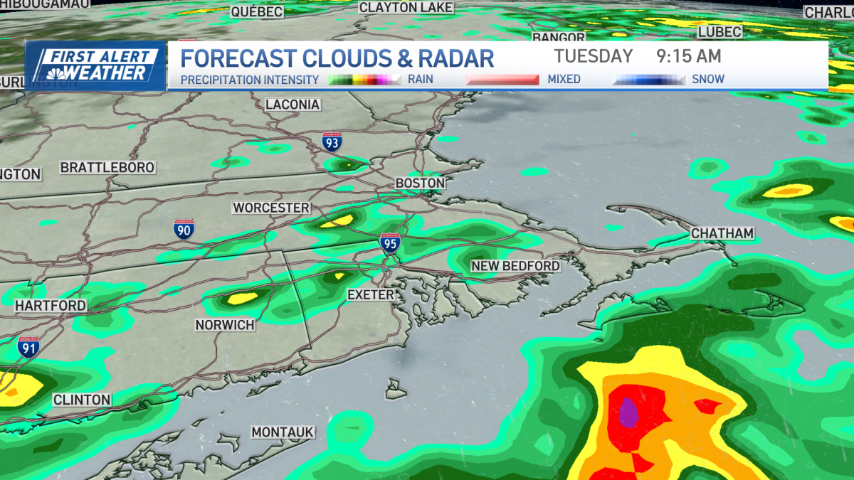 Heavy rains cause flooding parts of Mass. as scattered showers continues