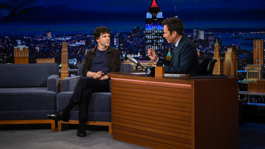 Jesse Eisenberg on The Tonight Show with Jimmy Fallon.