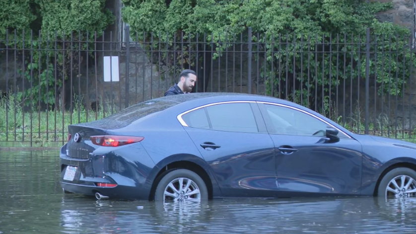 Flash flooding in Mass., cars under water in Fall River – NBC Boston