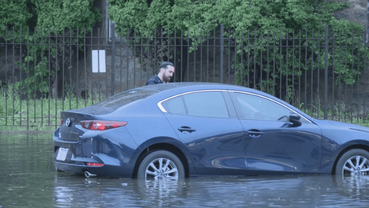 Flash flooding in Mass., cars under water in Fall River – NBC Boston