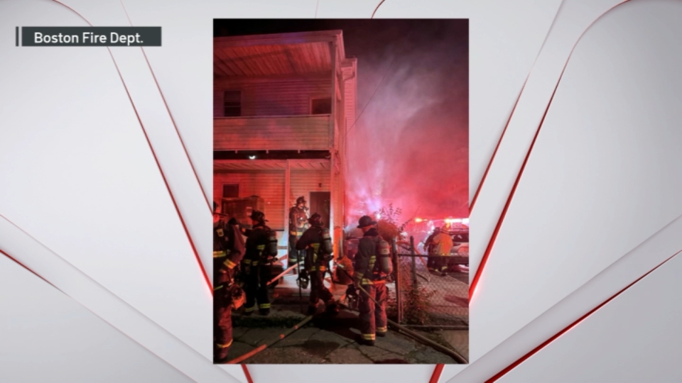 Boston firefighters battle flames at multi-family home in Mattapan