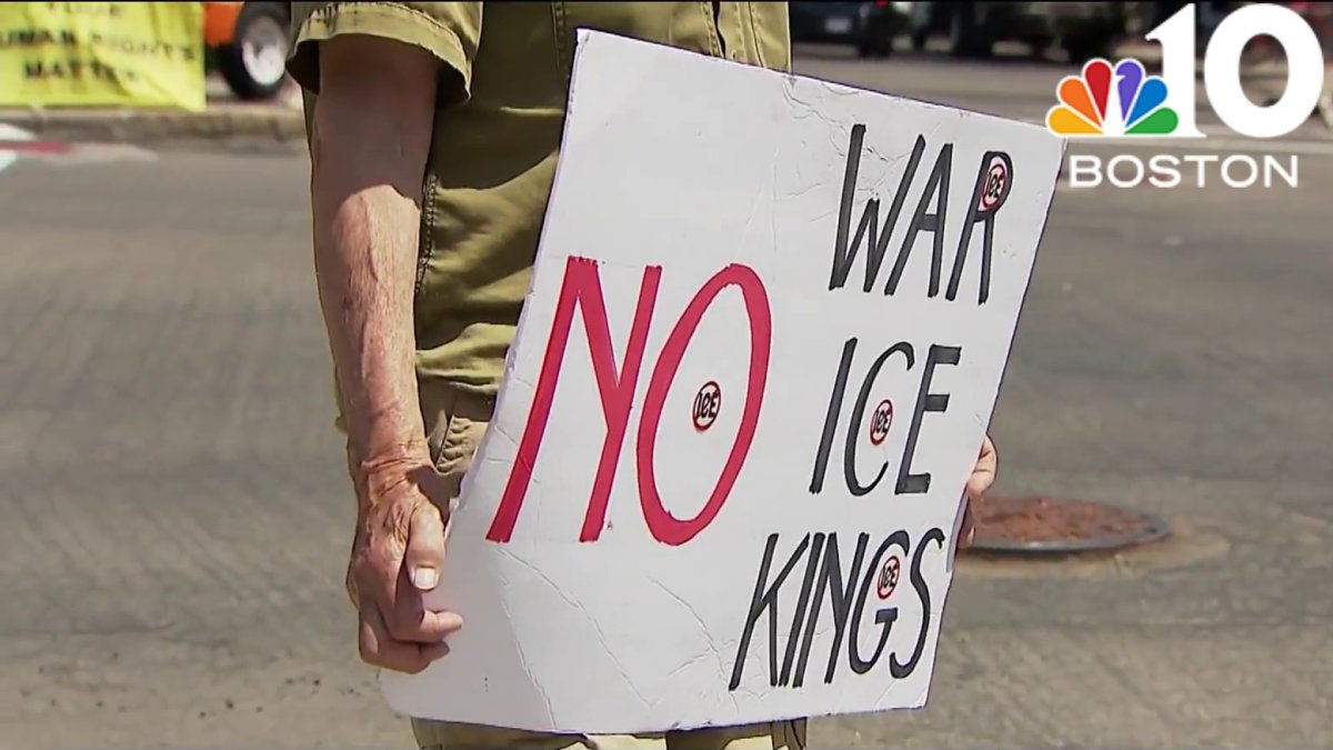Brookline Vigil Demands Justice for Two Killed by ICE Agents