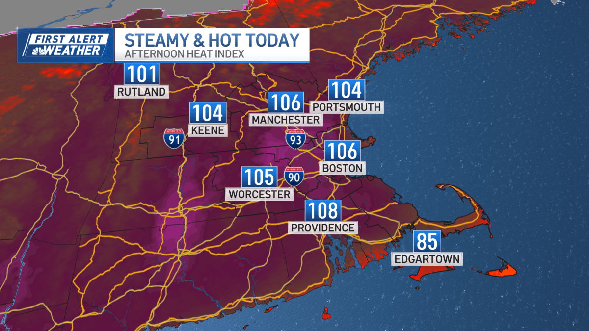 First Alert: Dangerous heat wave isn't letting up, record temps possible in Boston