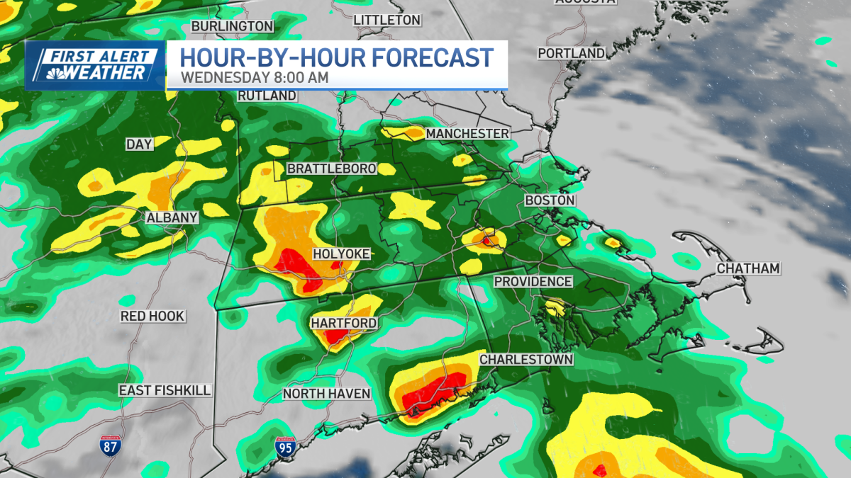 Tracking a midweek storm that could bring rounds of rain to New England