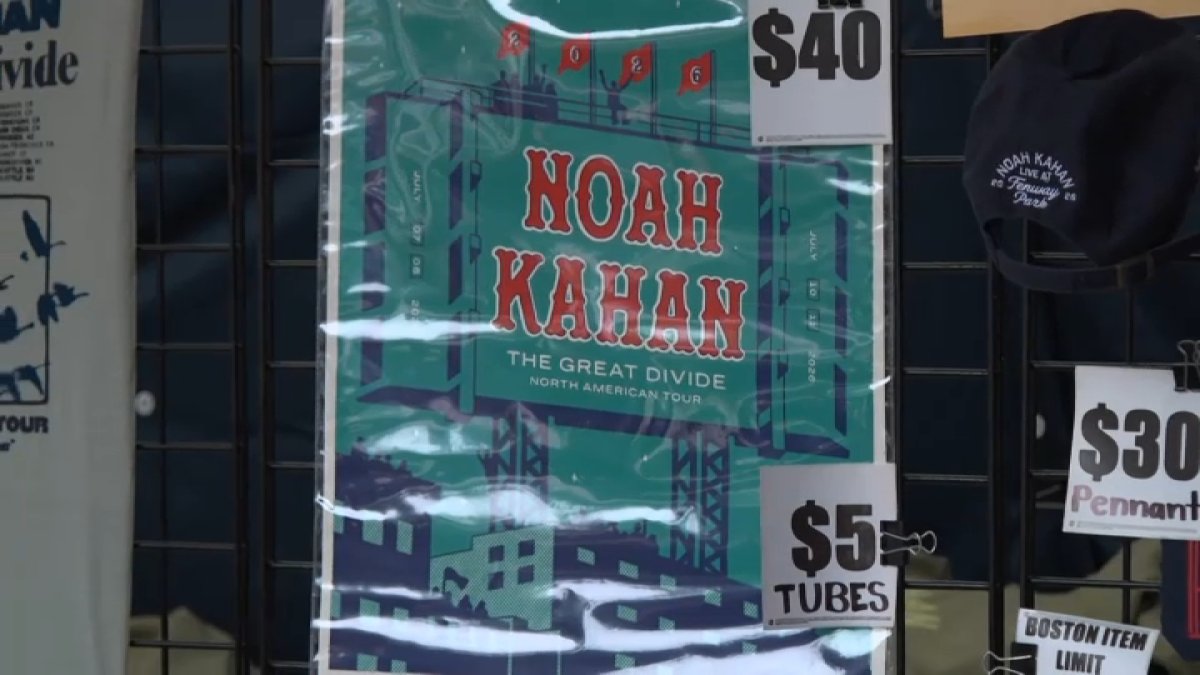 Noah Kahan merch pop-ups open ahead of Fenway concert series