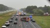 Crash closes I-95 in Newbury