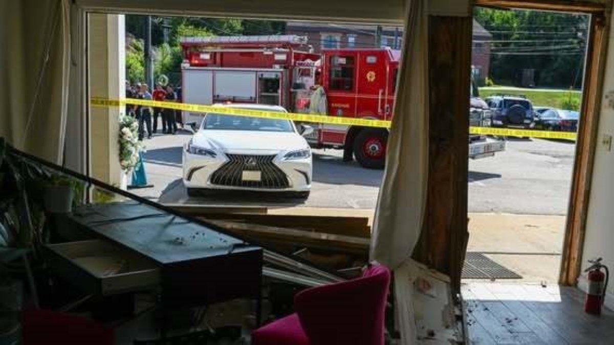 Vehicle crashes into occupied Cohasset salon, but no one hurt, officials say