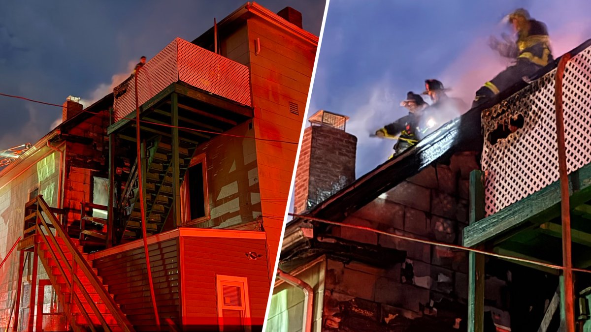 Fire breaks out at home in Roxbury