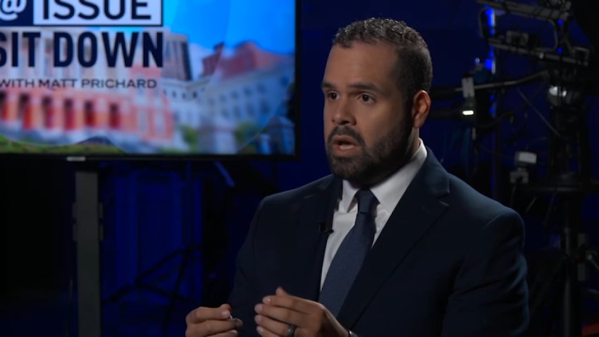Boston City Councilor Enrique Pepen during an interview with NBC10 Boston.