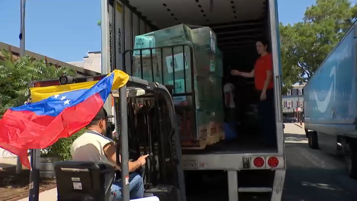 Local community organizations ship supplies to earthquake victims in Venezuela