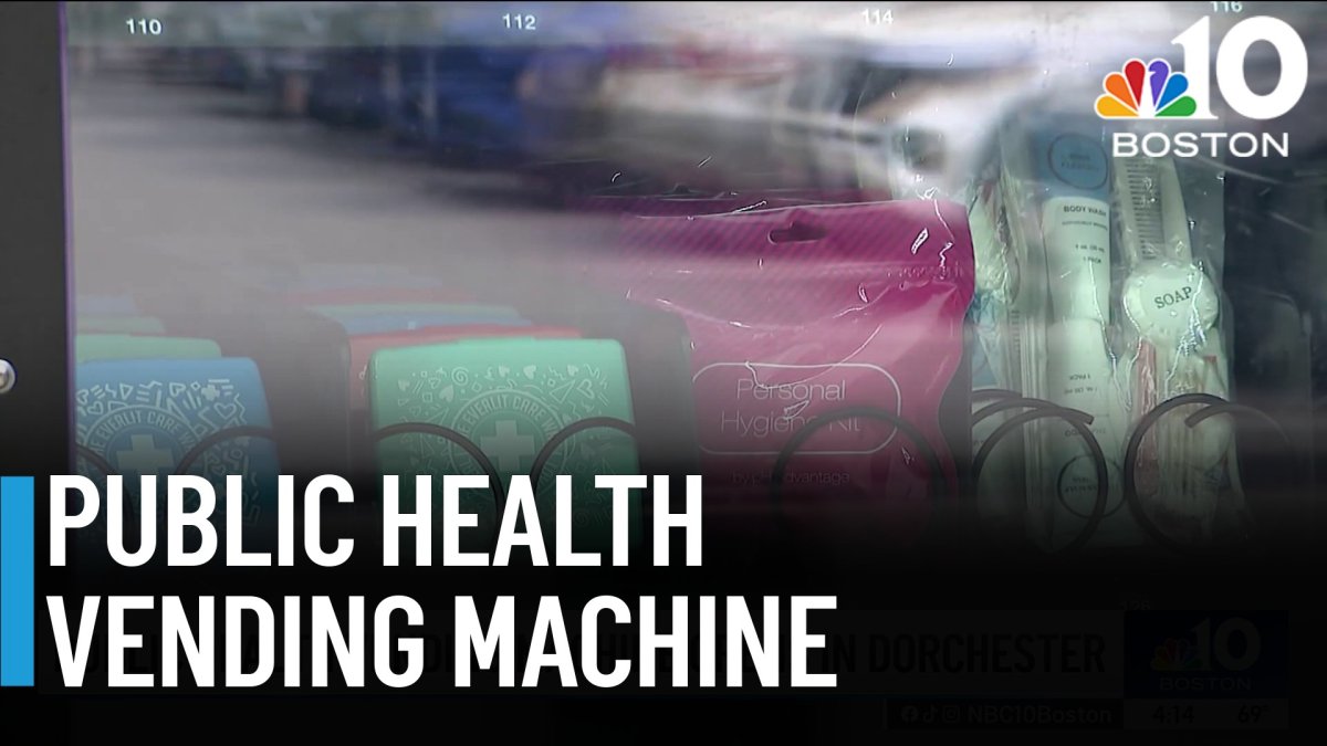 From Narcan to socks, Dorchester vending machine offers public health necessities