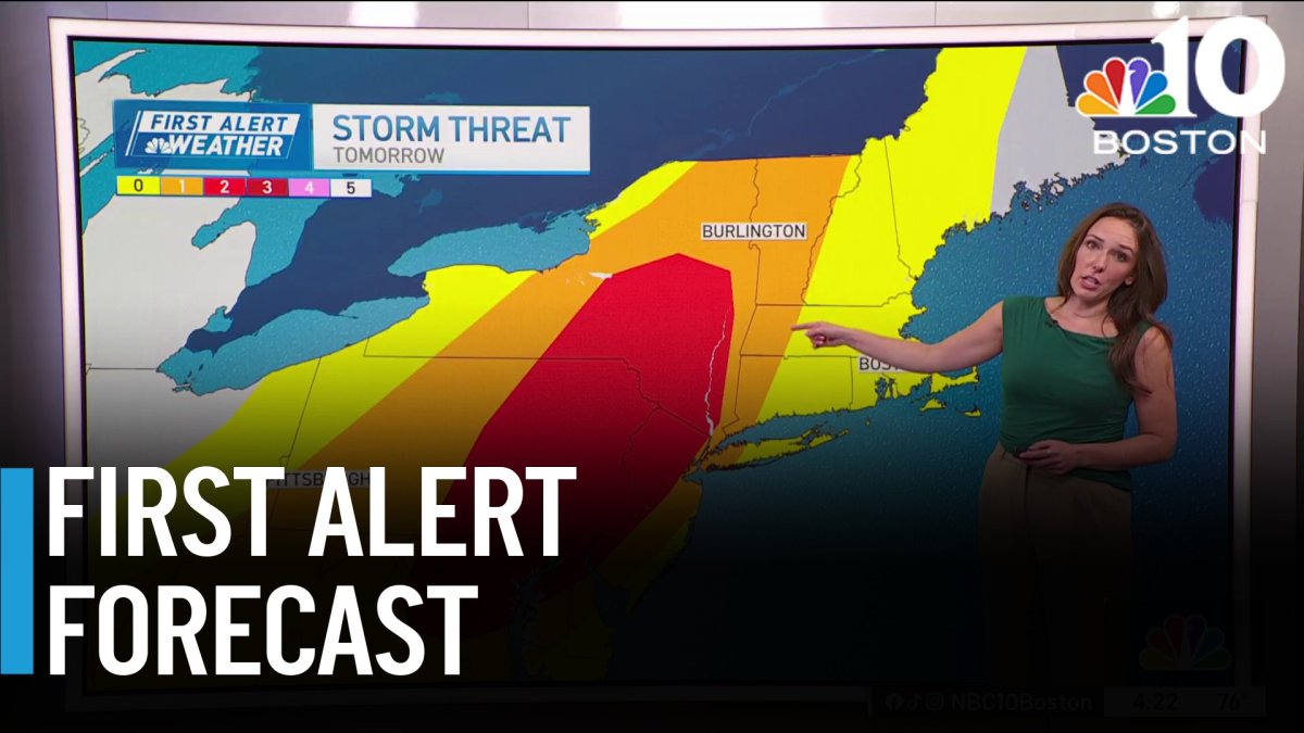 Boston weather: Rain, chance for storms move in Thursday