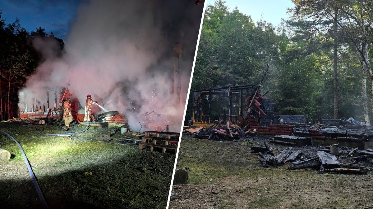 NH man accused of stealing rescue truck as fire destroys his home