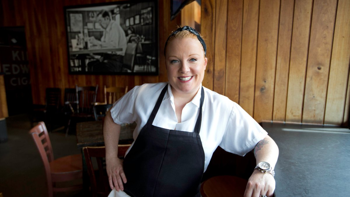 Tiffani Faison closing Sweet Cheeks Q and Fool's Errand in Boston