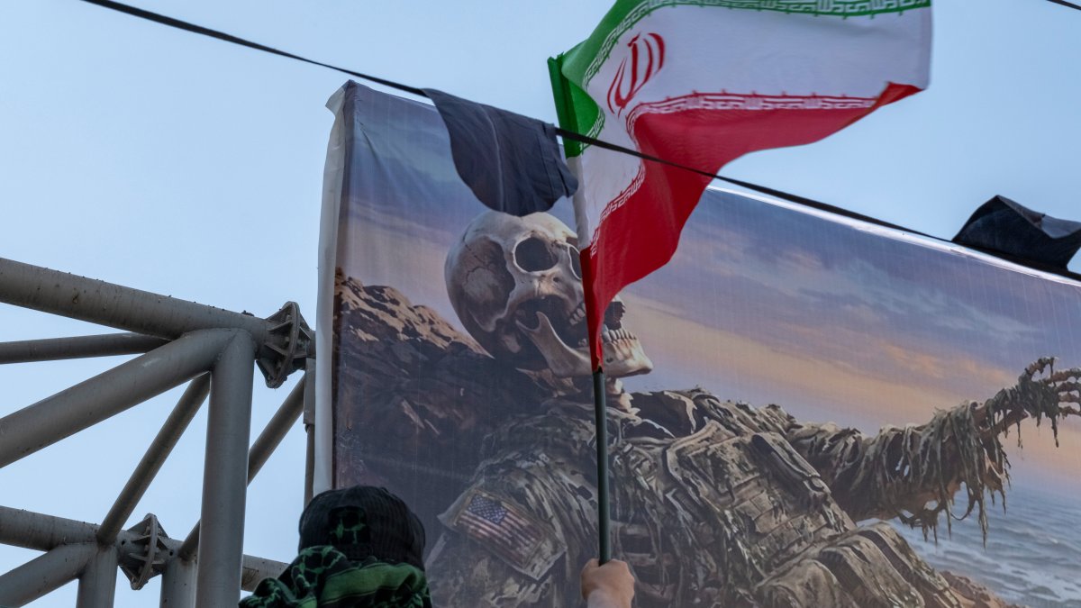 Iran ramps up propaganda war with violent billboards