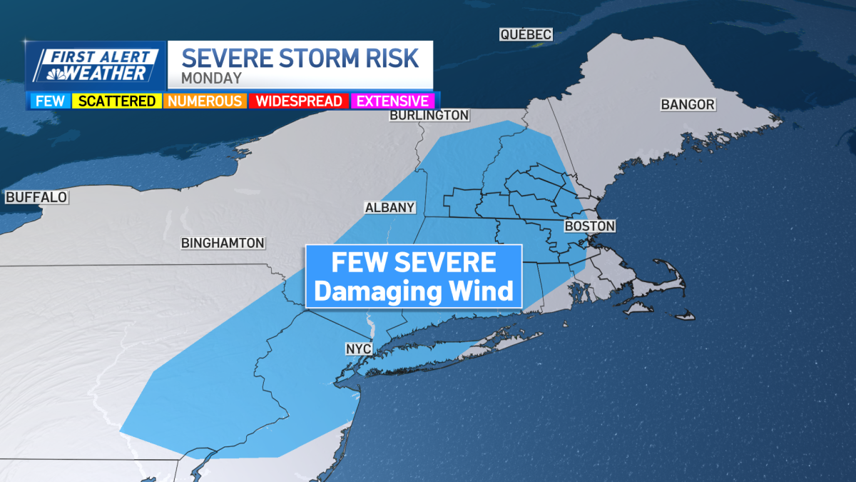 First Alert for heavy storms and rain that could cause flooding