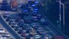 Large police presence on I-93 in Boston causing traffic delays