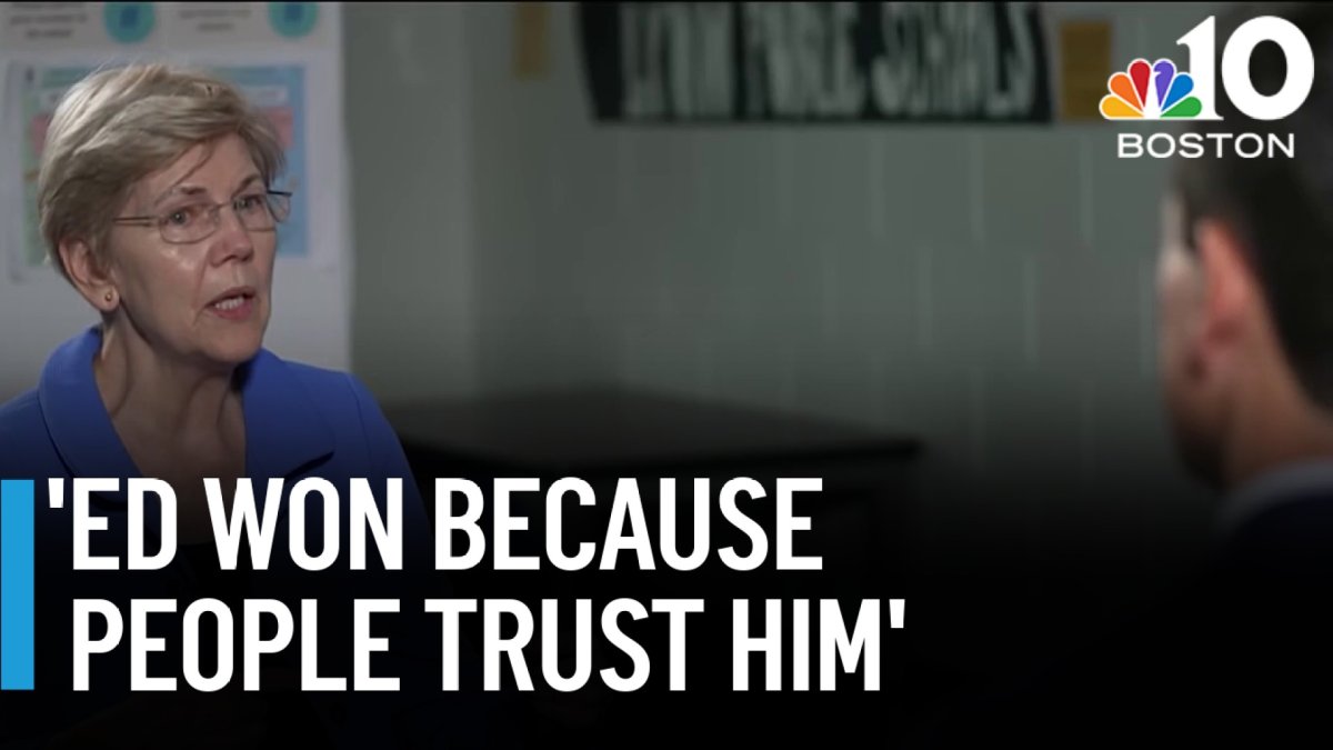Sen. Warren on Markey’s Primary Win: ‘People Trust Him’ – NBC Boston