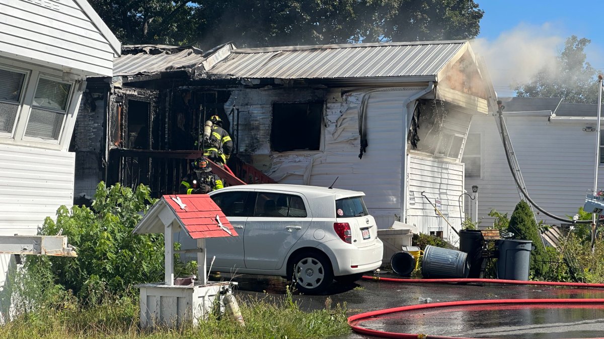 Malden fire destroys trailer home and kills two bunnies