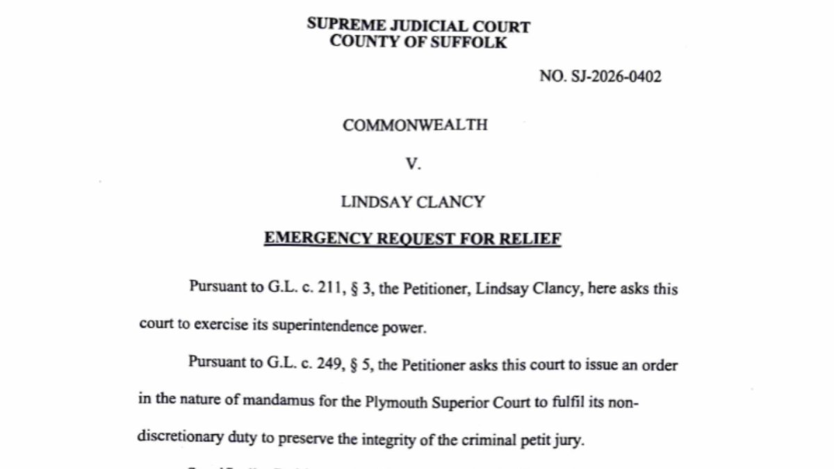 READ: Lindsay's emergency appeal to the Supreme Judicial Court
