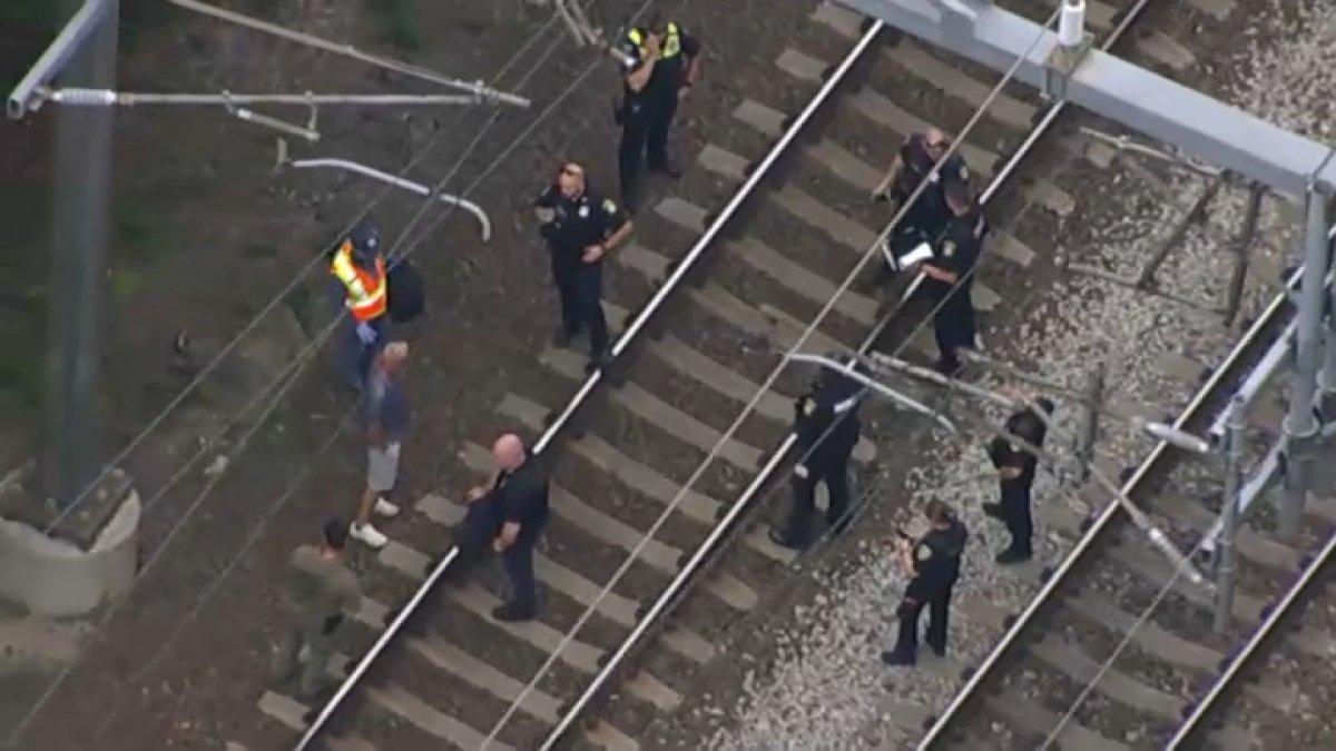 Pedestrian killed by train in Sharon
