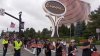 Workers continue picketing outside Encore Boston Harbor casino in Everett