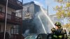 Firefighters battle fire in multi-story building in Malden