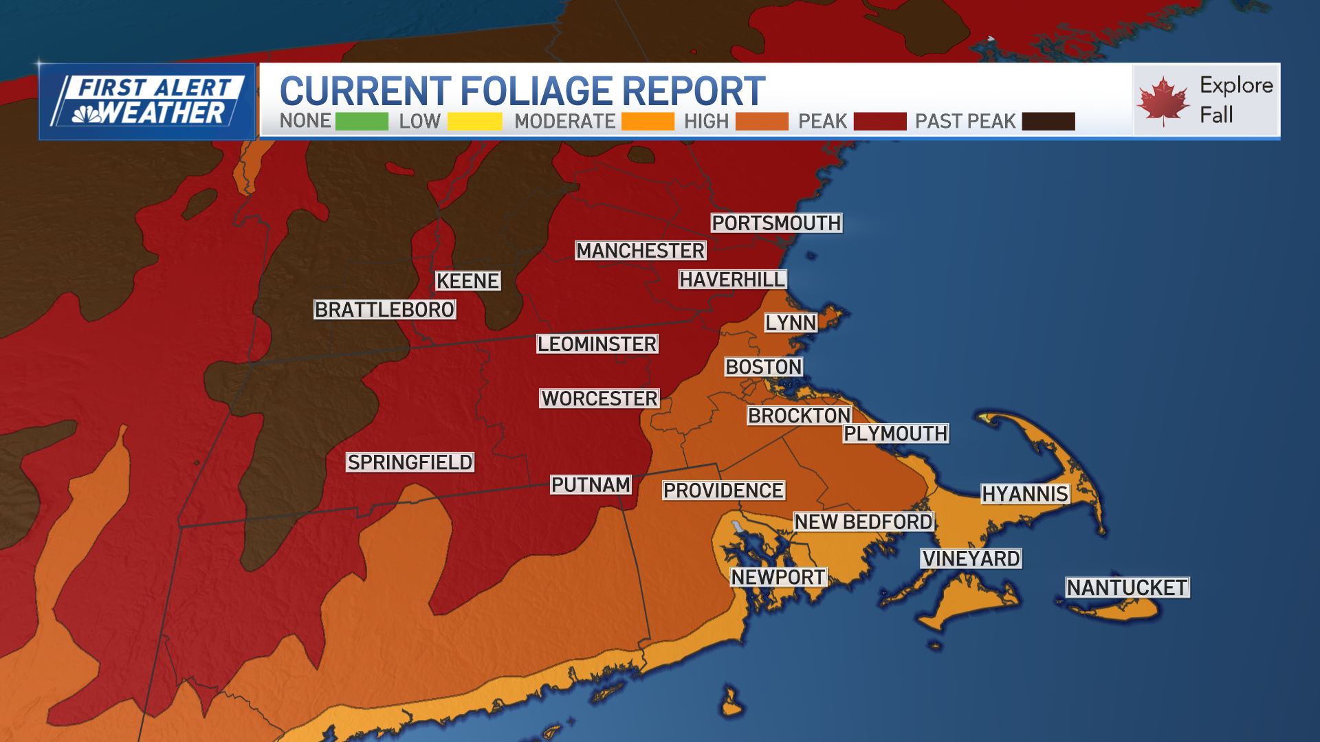 Weather in Boston is cooler today, great weekend for fall foliage – NBC ...