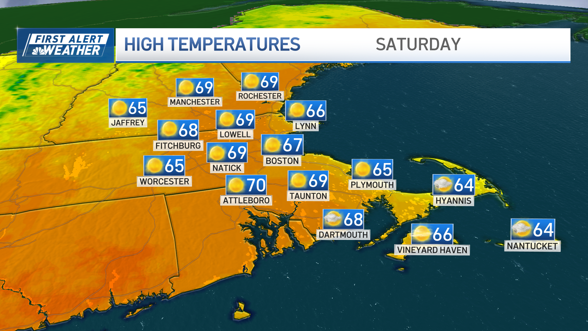 Boston weather today hits the 80s, cool October air arrives soon – NBC ...