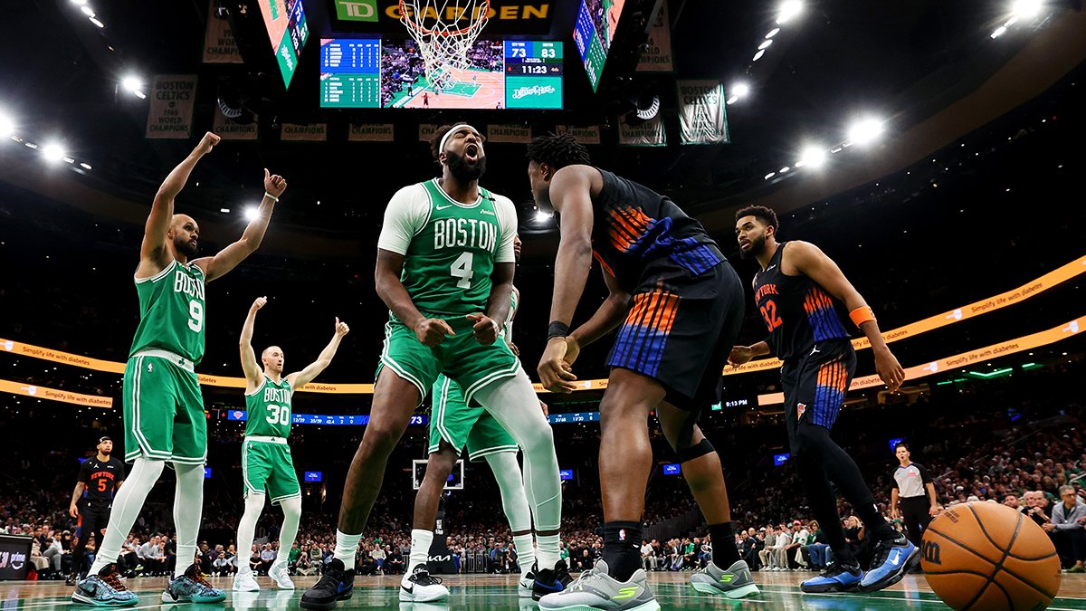 Mitchell Robinson’s “Welcome to Boston” moment vs. Knicks – NBC Sports ...