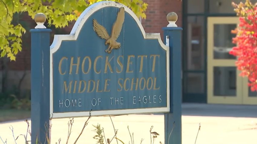 A sign that reads Chocksett Middle School