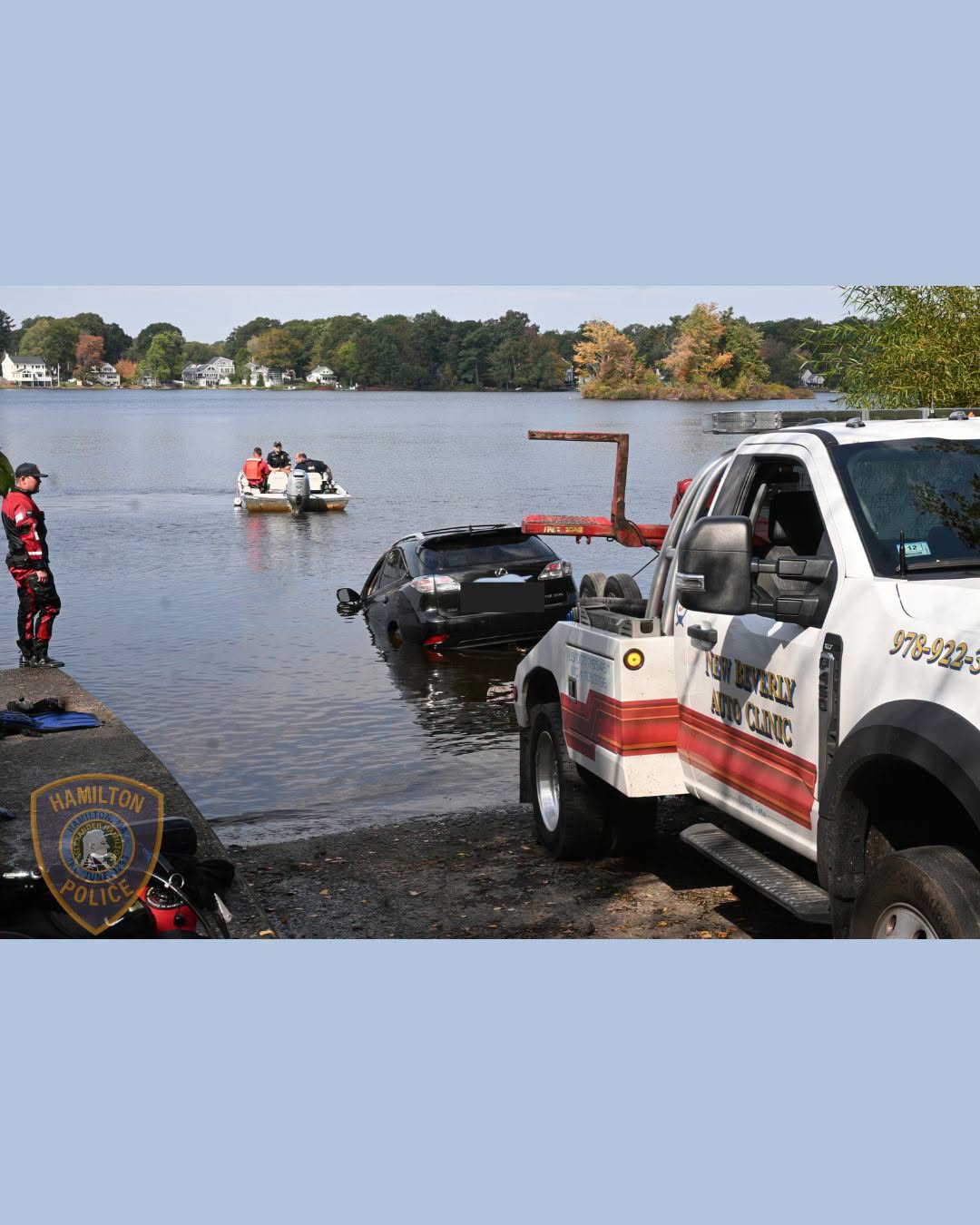 Bystander rescues 2 people after vehicle goes into Hamilton lake – NBC ...