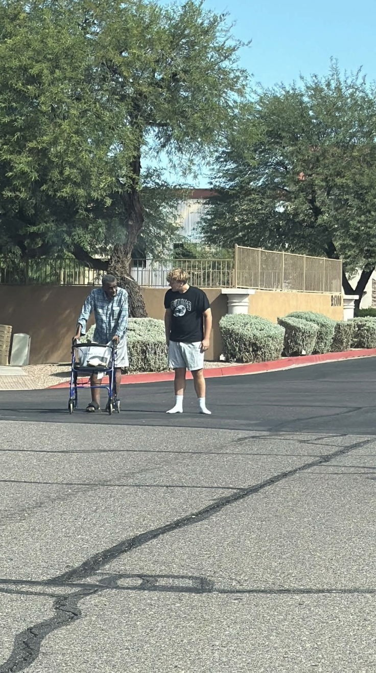 Teen felt God urging him to help a man in need. He had no idea a stranger was filming