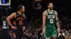 Celtics-Knicks recap: Jayson Tatum comes through in clutch for C's first victory
