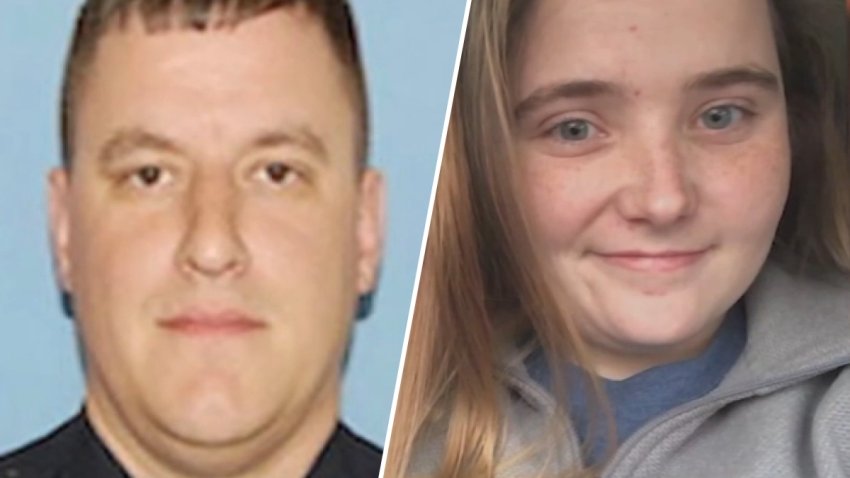 A split image of Matthew Farwell and Sandra Birchmore